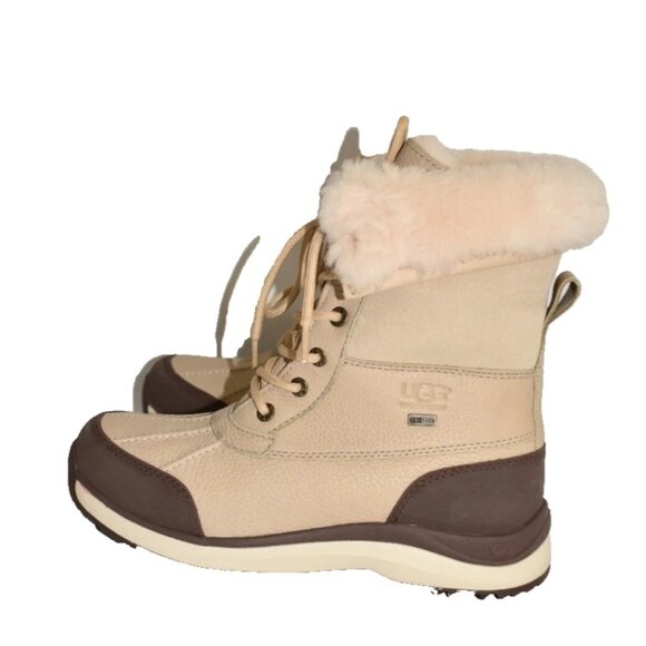 MWT $280 UGG Women's Adirondack III Boot WATERPROOF LEATHER TAN 9 US (DC10) - Picture 3 of 6
